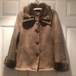 Faux shearling coat size Medium